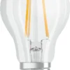 Osram LED Filament Leuchtmittel Birnenform A60 7W = 60W E27 Klar 806lm Warmweiß 2700K