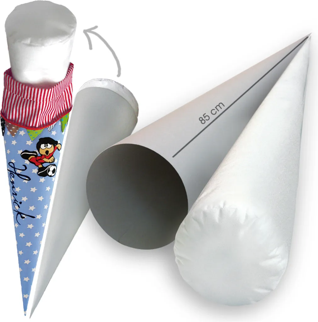 Schultüten Bastelset Größe L (85 Cm) Papprohling Und Inlettkissen Gefüllt - Image 2