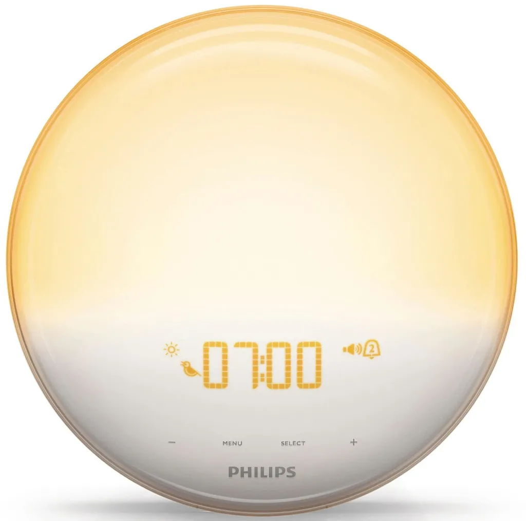 Philips HF3519/01 Wake-up Light (Sonnenaufgangfunktion, Digitales Fm Radio, Tageslichtwecker) Weiß - Image 17