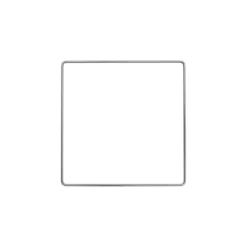 Rico Design | Metallring Quadrat | Anthrazit 15 Cm