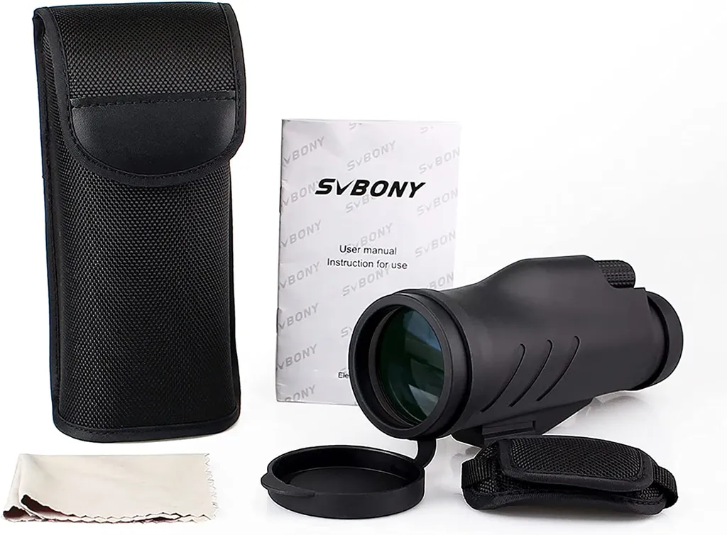 Svbony SV32 Tragbares Monokular, 10x50 Ultra HD Monokular, Bak-4 Prism Monokular Mit Handschlaufe, Teleskop Mit Schienenhalterung, FĂŒr Camping, Ballspiel - Image 7