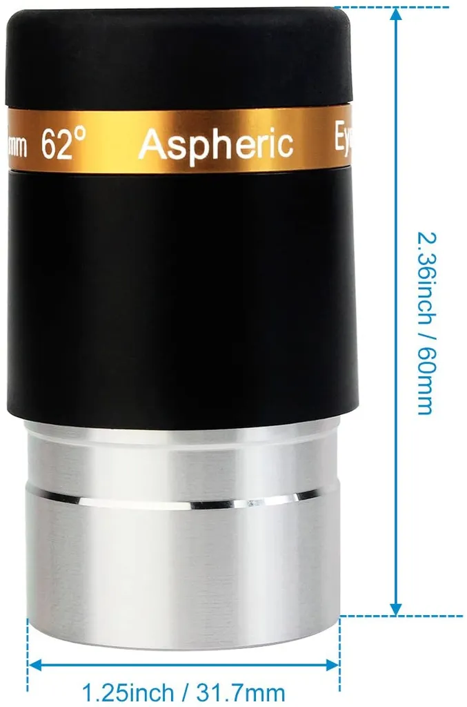 Svbony Teleskop Okular 1.25", Ultraweitwinkel Okular Teleskop, 62 Grad HD Aspherical Okular FĂŒr Teleskop Filter Zubehor - Image 2