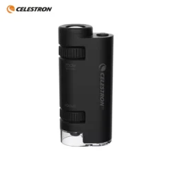 CELESTRON LED Beleuchtetes Taschenmikroskop Tragbares Hochleistungsmikroskop Mit 60X-120X Stufenlosem Zoom Mehrstufige Lichtquelle Fokus Auf Die Miniatur