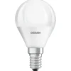 OSRAM LED BASE Classic P40, Matte Filament LED-Lampen Aus Glas Für E14 Sockel, Kerzenform, Kaltweiß (4000K), 470 Lumen, Ersatz Für Herkömmliche 40W-Glühbirnen, 3er-Box