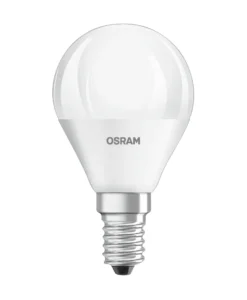 OSRAM LED BASE Classic P40, Matte Filament LED-Lampen Aus Glas Für E14 Sockel, Kerzenform, Kaltweiß (4000K), 470 Lumen, Ersatz Für Herkömmliche 40W-Glühbirnen, 3er-Box