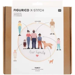 Rico Design Stickpackung "Figurico Family"