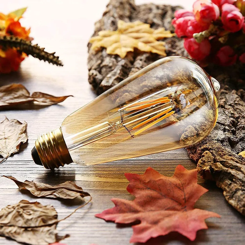 Vintage Glühbirne, LED Glühbirne E27 4W Warm Licht Vintage Antike Glühbirne Retro Filament Lampe Für Nostalgie Und Retro Beleuchtung Im Haus Café Bar Usw - 6 Stück - Image 5