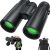 Usogood Fernglas Erwachsene 10x42 HD Kompakte Ferngläser Wasserdicht Für Die Vogelbeobachtung, Jagd, Wandern, Geschenke, Mit Smartphone-Adapter, 10X Zoom, 1000m Sichtfeld