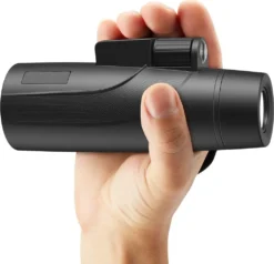 Fernglas Wasserdicht 12x Vergrößerung Für Handy Monokular 12x50 Mit Telefonhalterung Zur Vogelbeobachtung Mit Stativ
