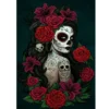 5D DIY Diamond Painting Full Diamant Kreuzstich Stickerei Malerei Schönheit Skelett Bilder Deko 30x40cm