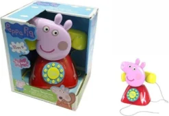 CYP Telefono Peppa Pig, Color Rojo (1684687) CYP Rango Edades: +18 Meses